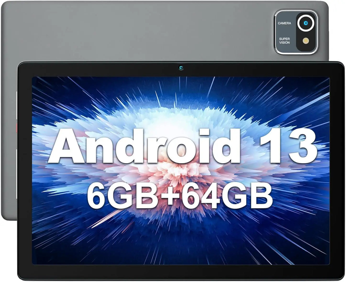 2025 NEW Tablets 10.1" 1080P HD Display 2MP+5MP Camera 6GB RAM 64GB ROM