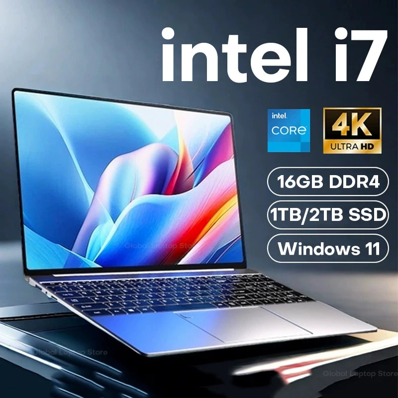 2025 15.6" Windows 11 Pro Laptop Computer Intel Core PC