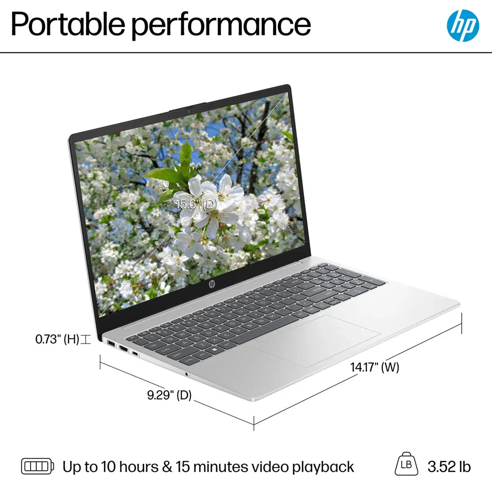 HP 2024 Business Laptop, 15.6" Touchscreen Laptop, Intel