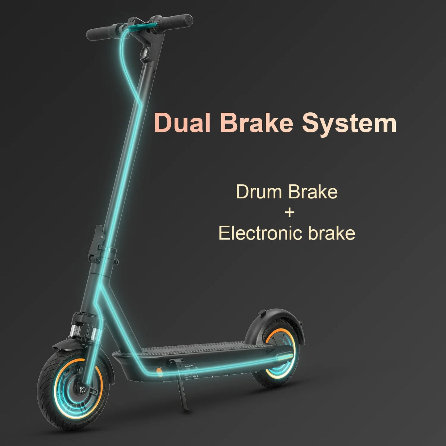 Electric Scooter Moped 21MPH 37.5 Miles Foldable Mobility