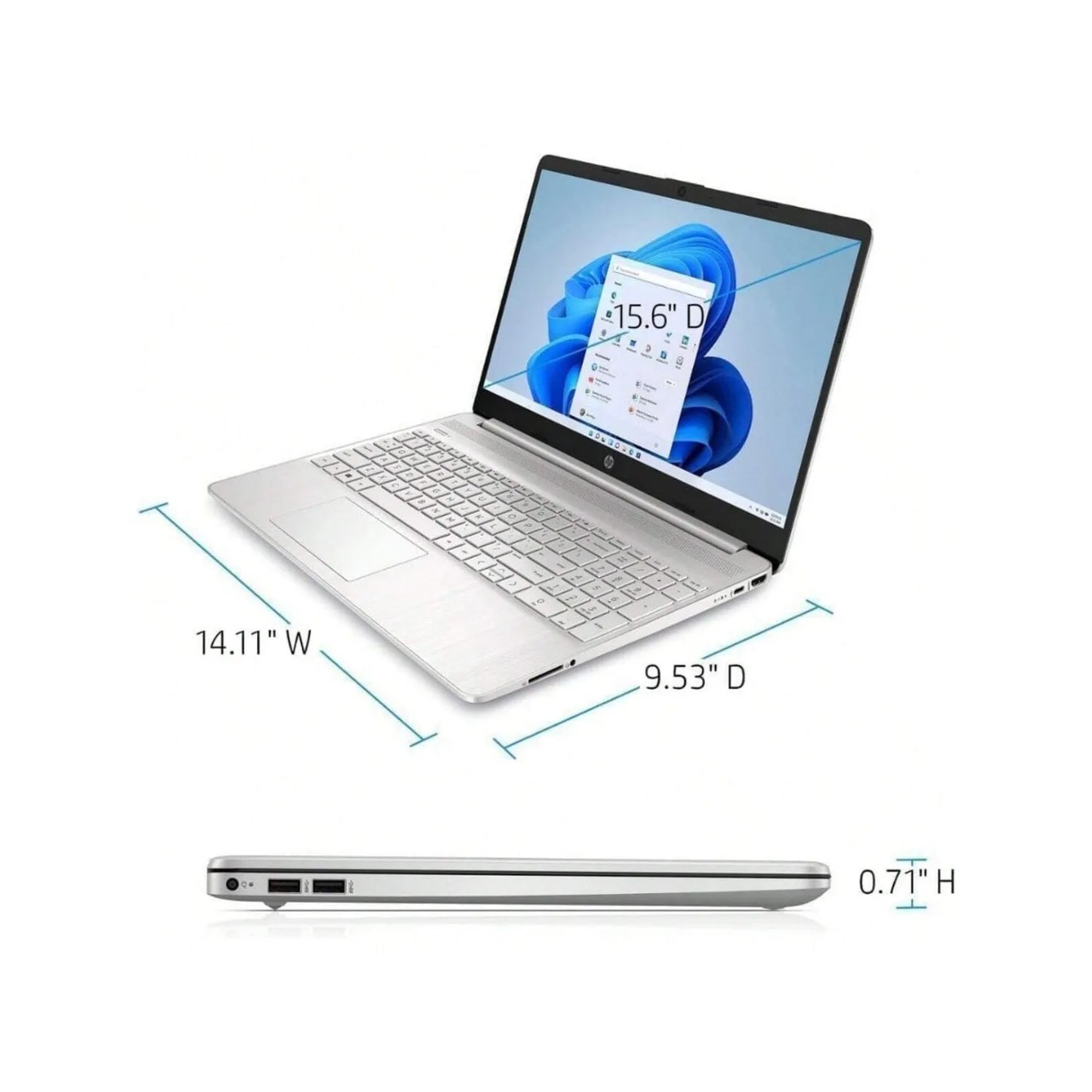 HP 15.6" HD Touchscreen Laptop,Intel Core 32GB RAM,2TB SSD,lntel