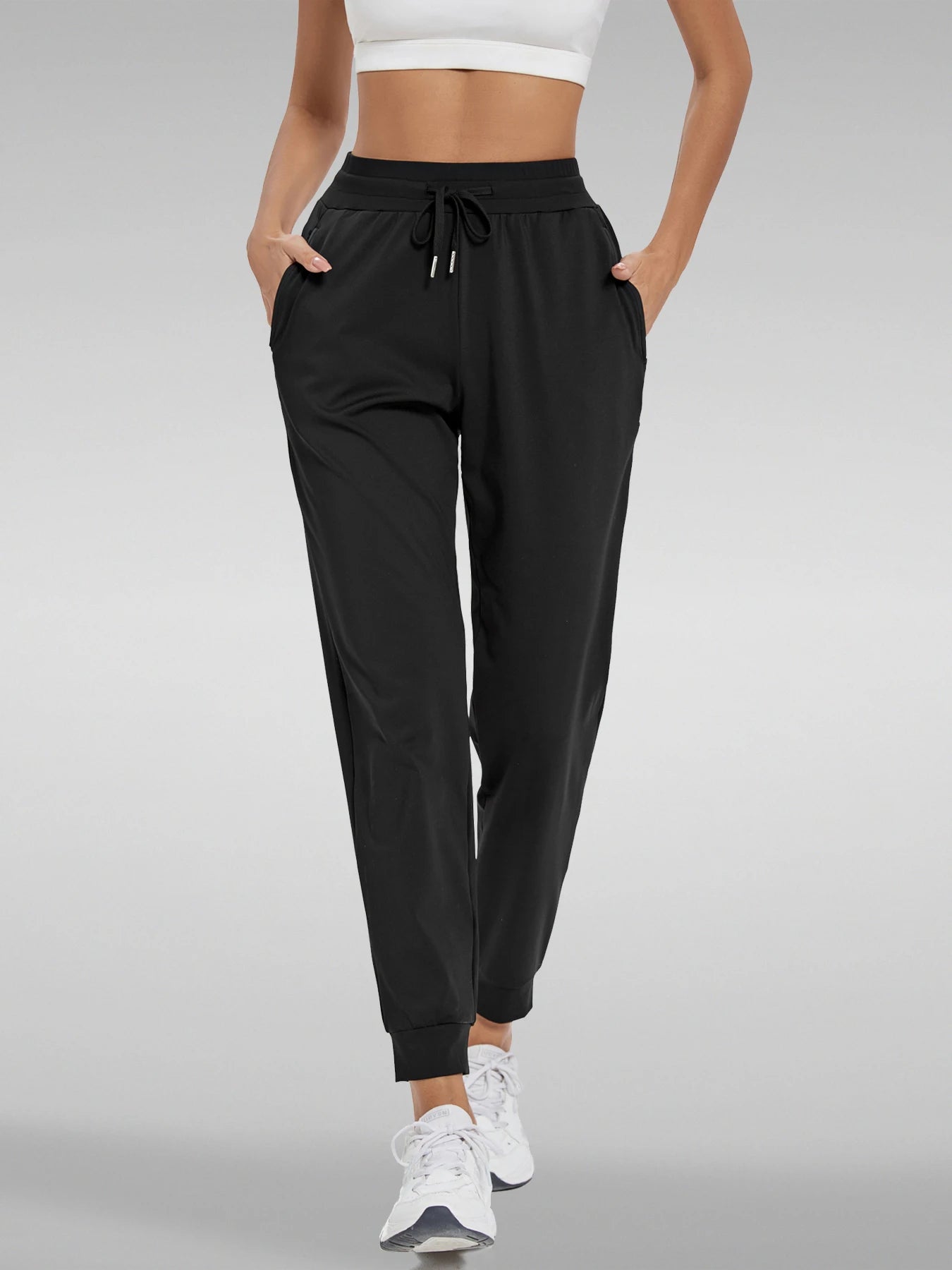 Women's Joggers with Pockets High Waisted Athletic Workout Yoga Jogger