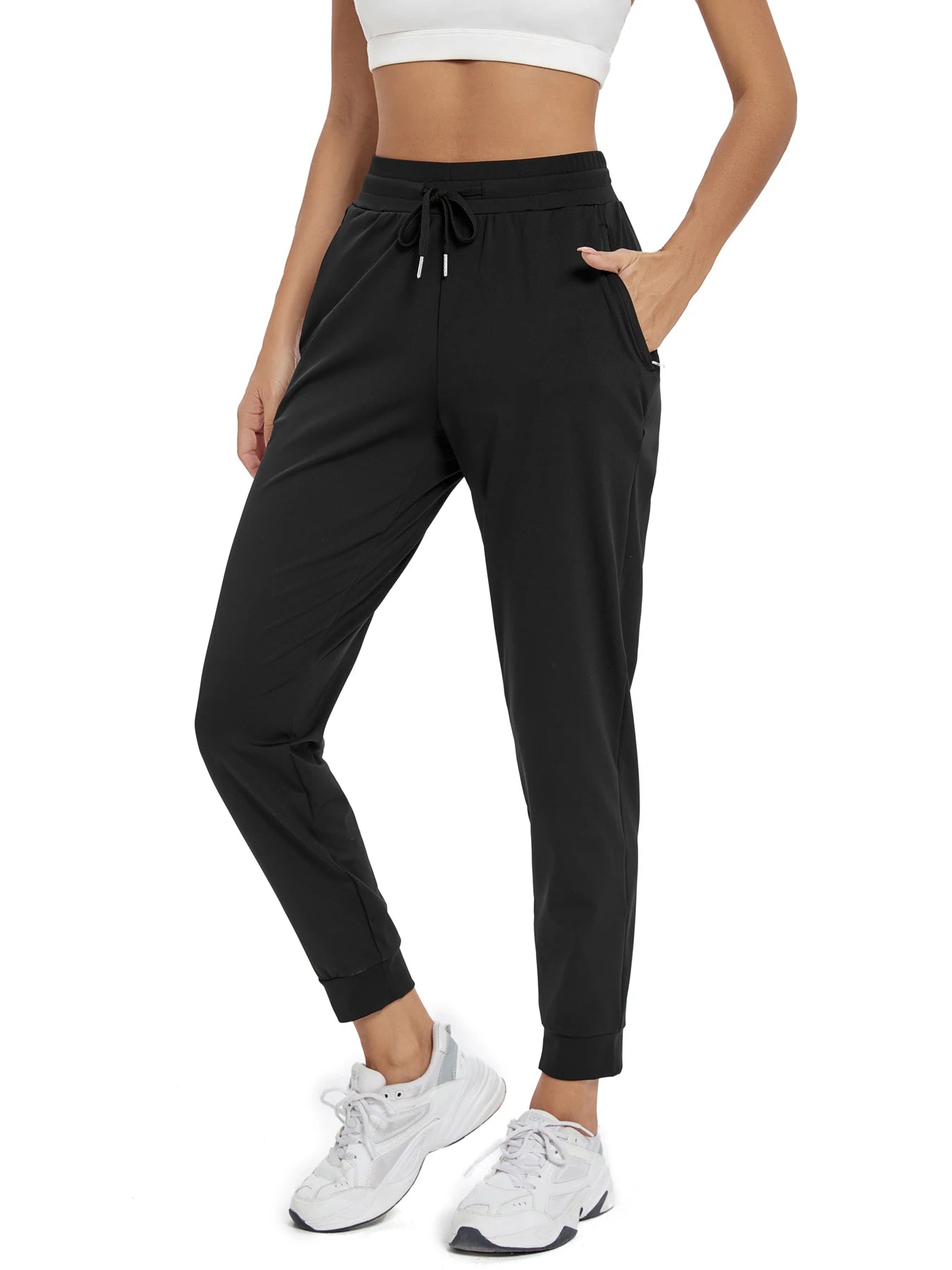Women's Joggers with Pockets High Waisted Athletic Workout Yoga Jogger
