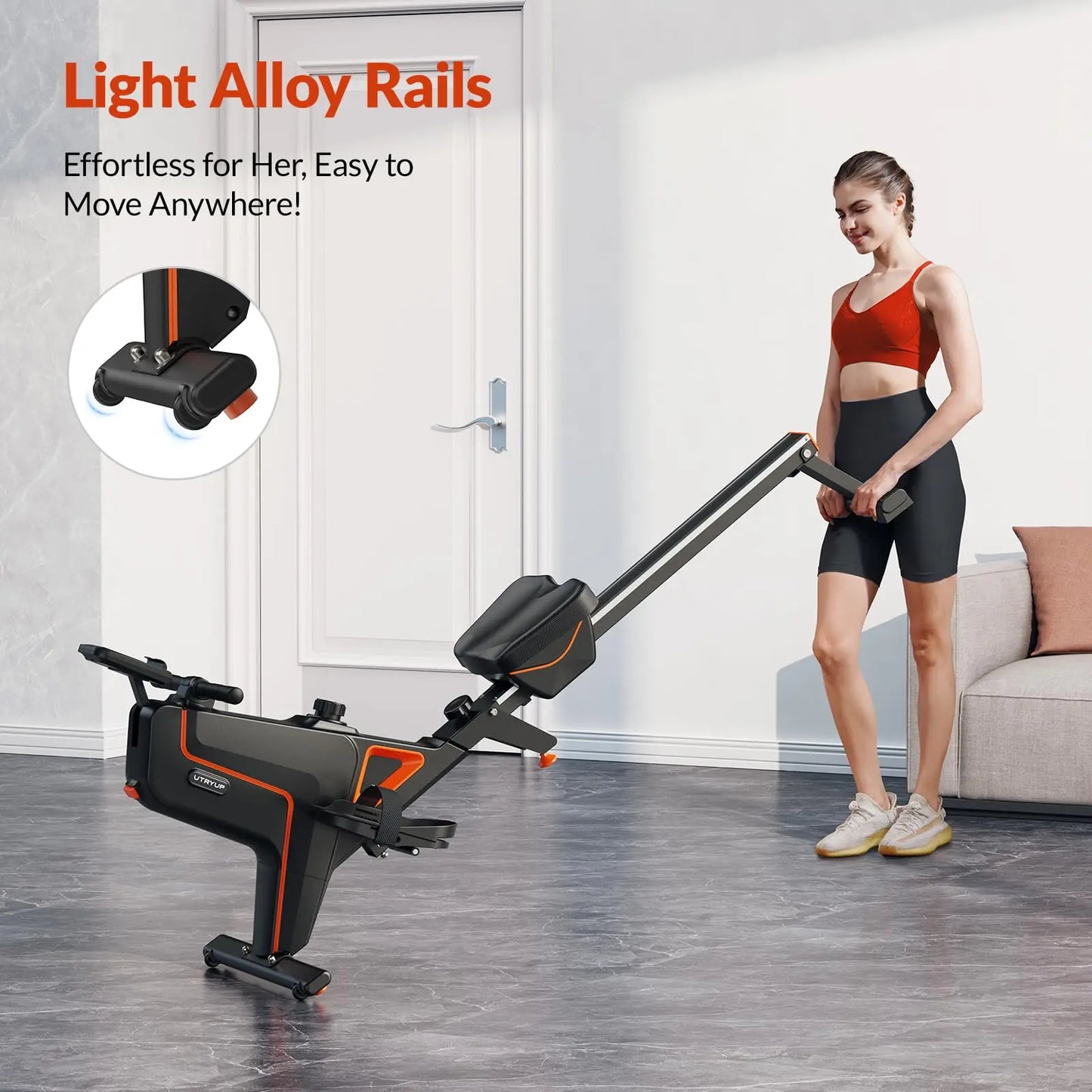 Magnetic Rowing Machines R05 Water Rower R10 16 Levels Quiet