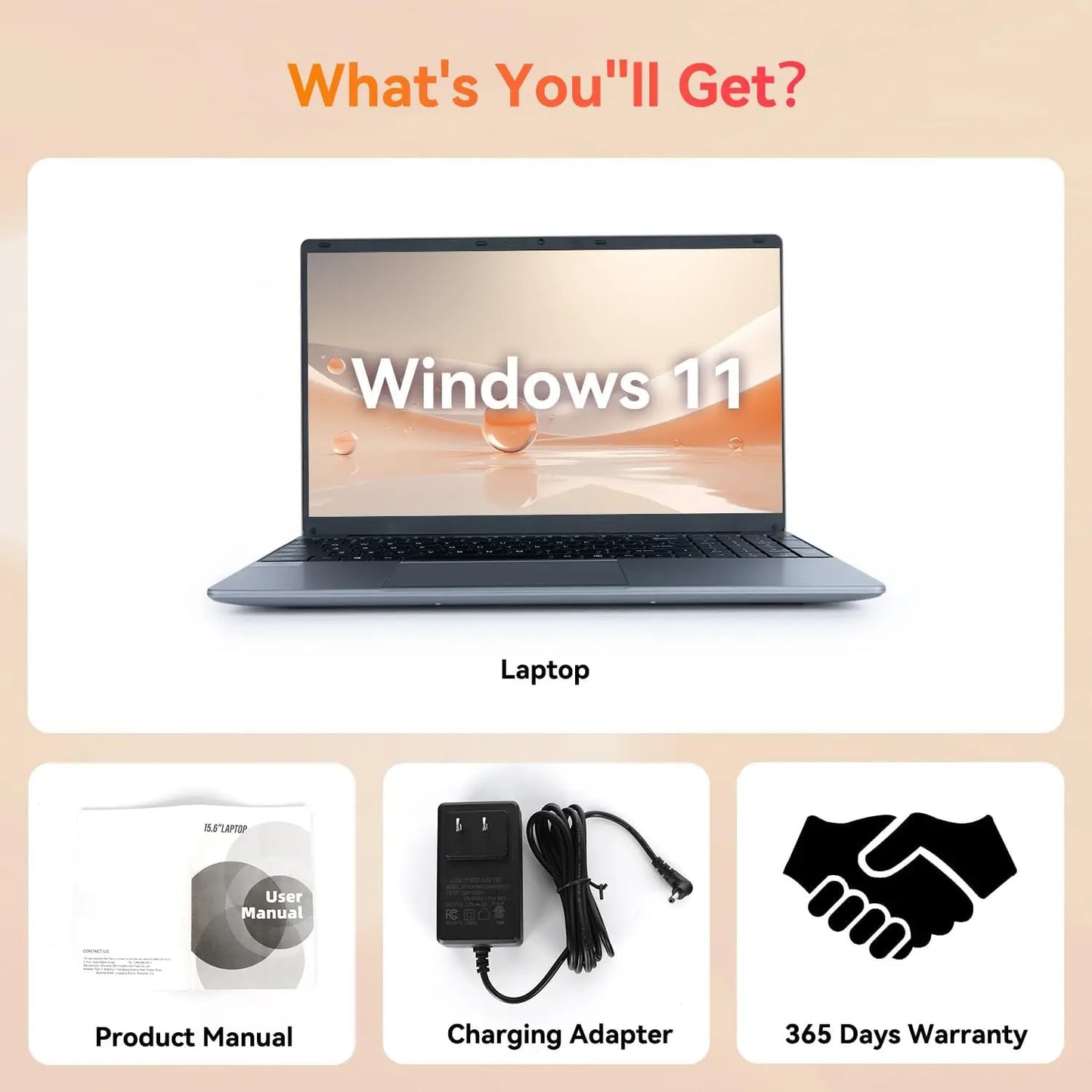 Notebook 15.6 Inch Laptop Windows 11 1366 * Intel Celeron