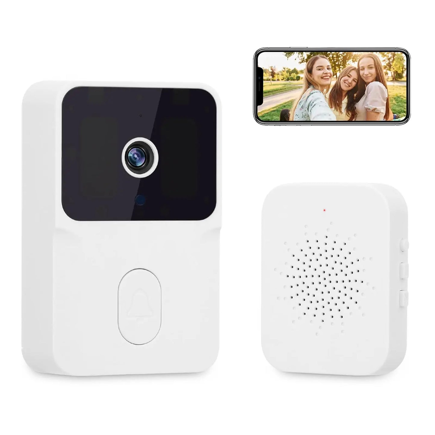 HD Wireless WiFi Visible Doorbell Camera Waterproof Video Door Bell