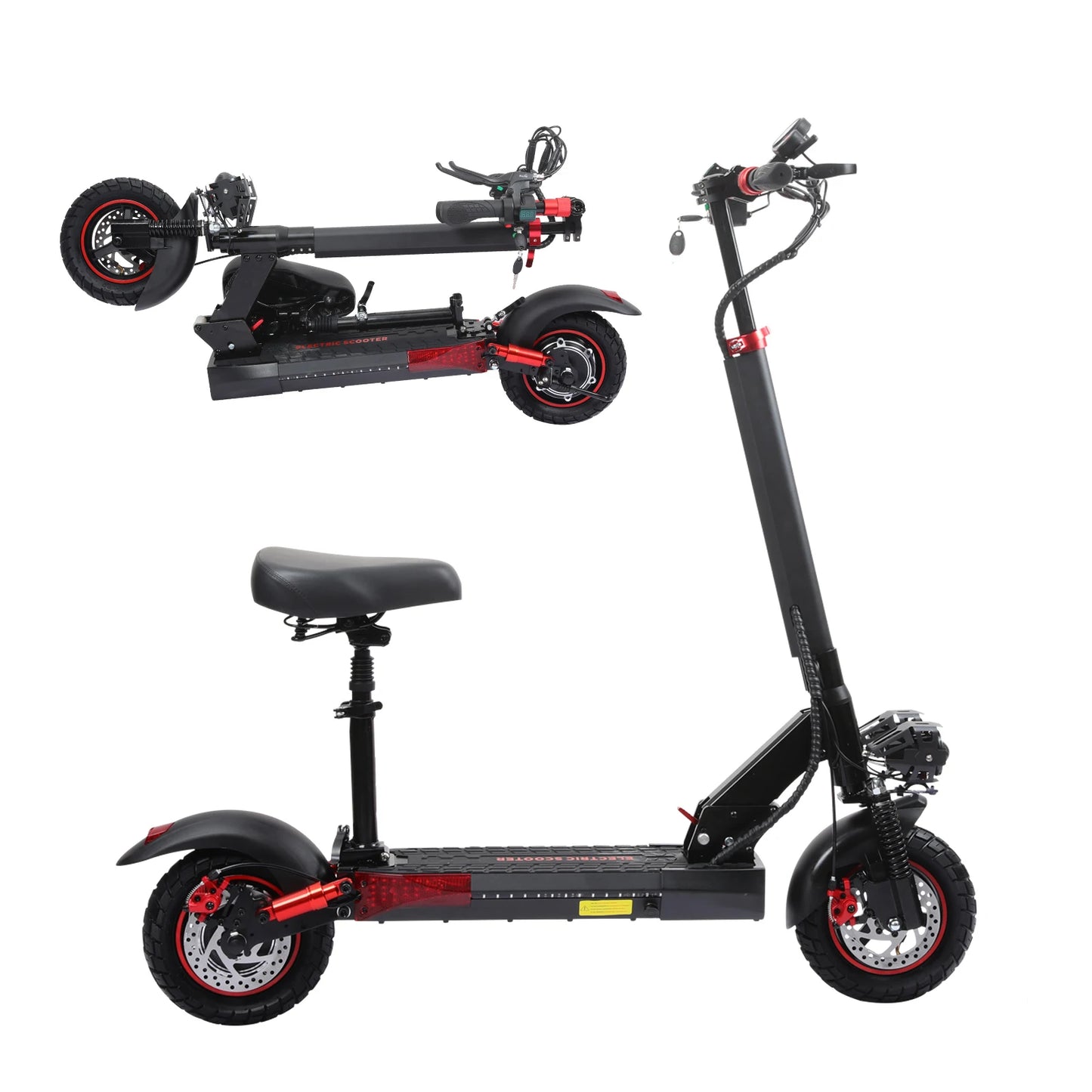 FREEBOY 1200/800W Off-road Electric Scooter with Seat, 1-year Quality Guarantee Foldable Commuting E-scooter