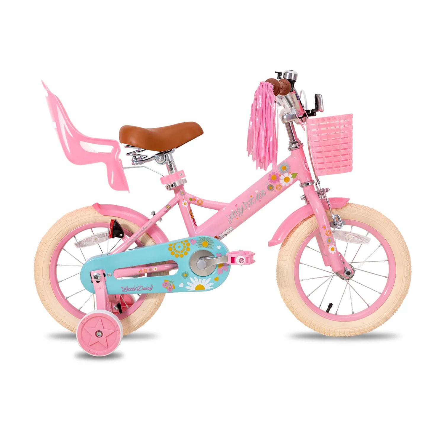 Little Daisy Kids Bike for Girls Ages 2-7 Years, Bikes with Doll Bike Seat