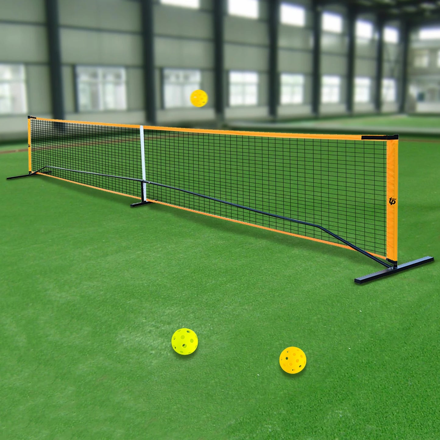 Portable Pickleball Net Set with 4 Pickleball Paddles Outdoor