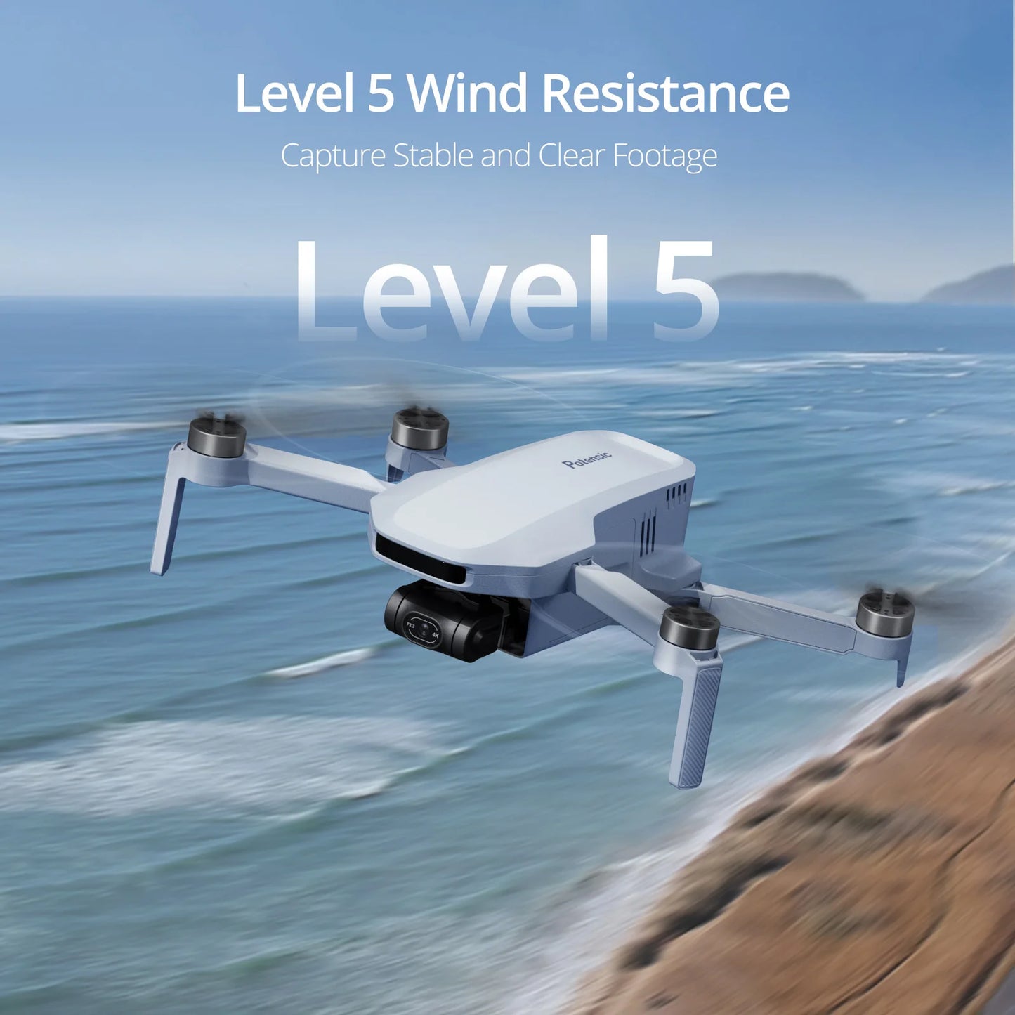 ATOM 3-Axis 4K GPS Drones Under 249g Max 6-KM for Adults and Beginners