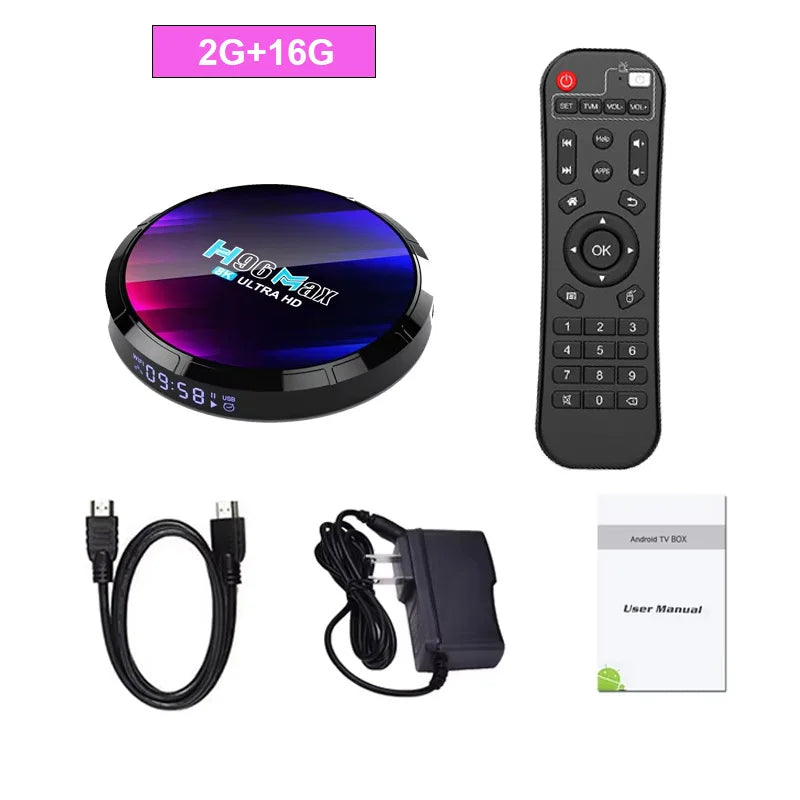 Android Smart TV WIFI6 smart Streaming Media Player