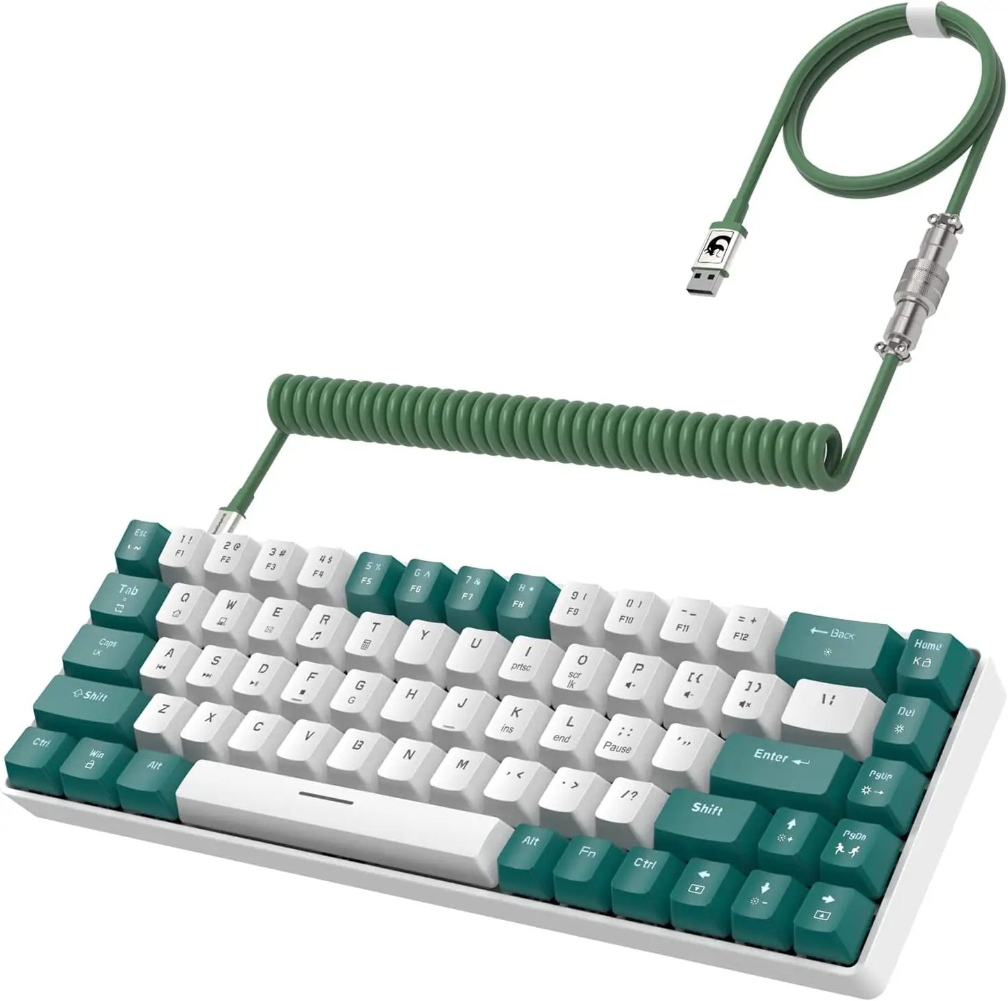 Wired 65% Mechanical Gaming Keyboard with RGB Backlit