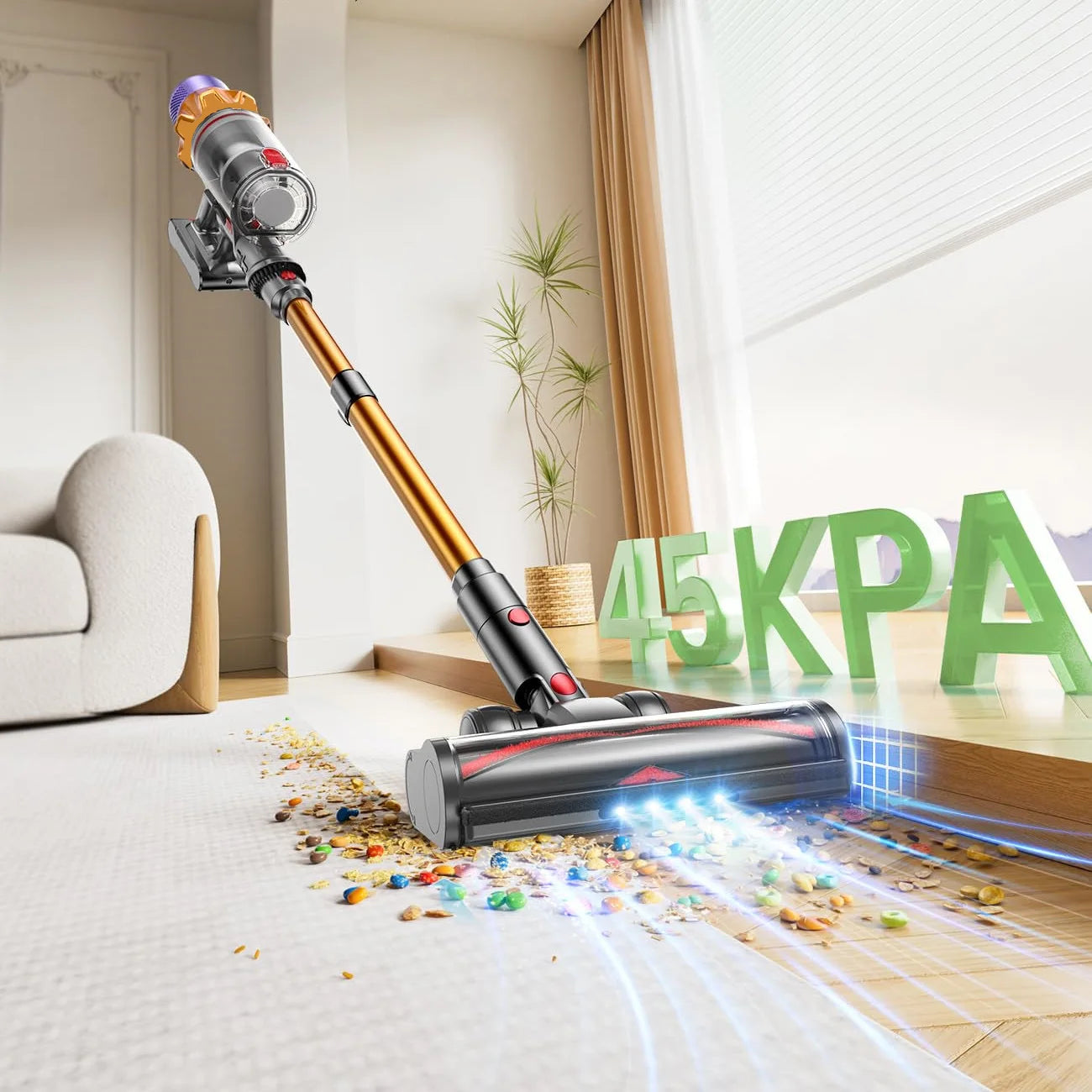 V18 Cordless Vacuum Cleaner – Powerful Brushless Motor, Handheld Home Vacuum