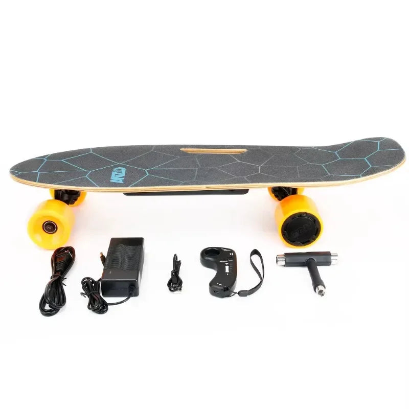 Electric Skateboard with Remote Control,Load Up To 100kg for Adult, Teens and Kids