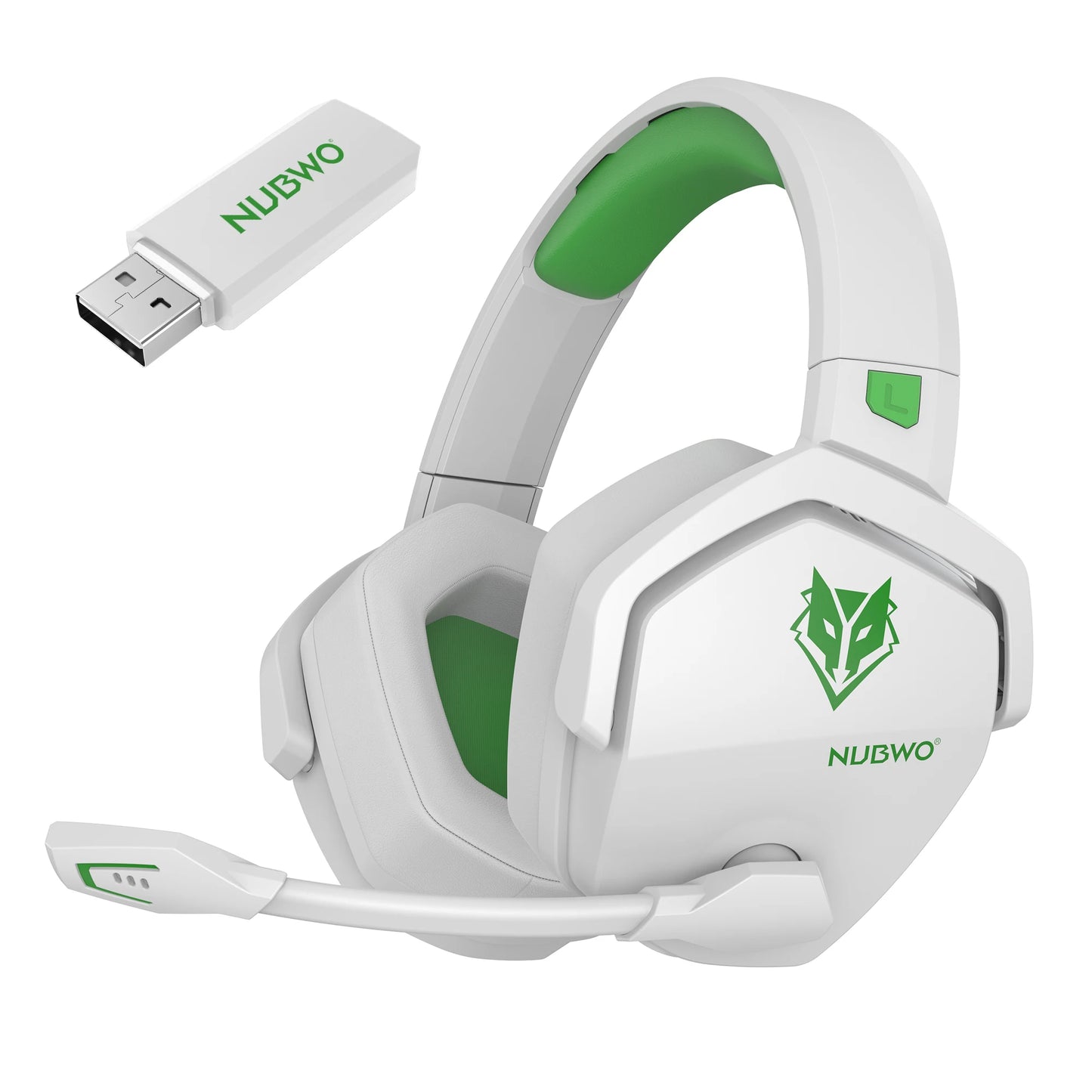 2.4G Dual Wireless Gaming Headset 5ms Low Latency 7.1 Surround