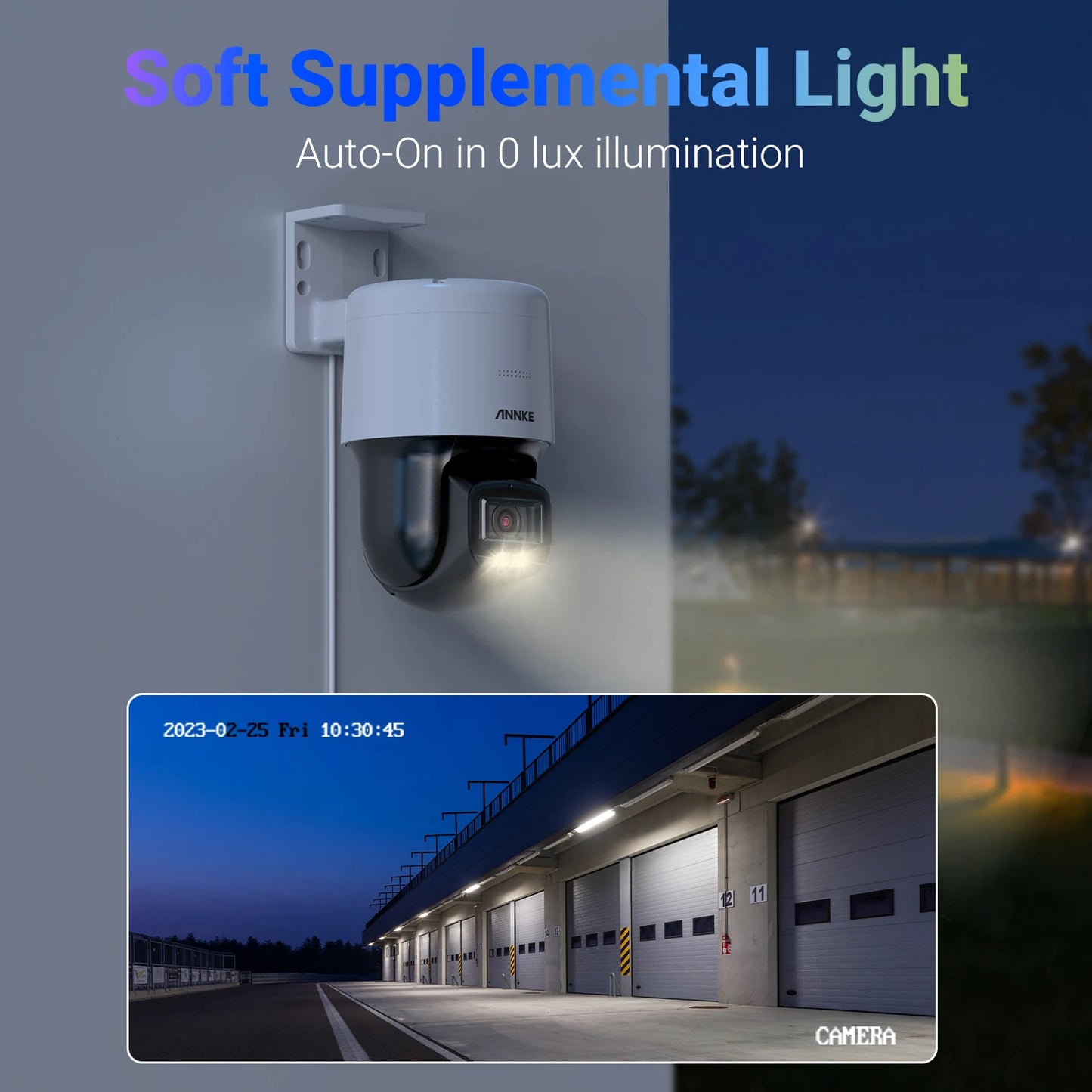 3K PT Speed Dome Security Camera With 4pcs Night Chroma Color Night Vision 2-Way Audio PT Cameras
