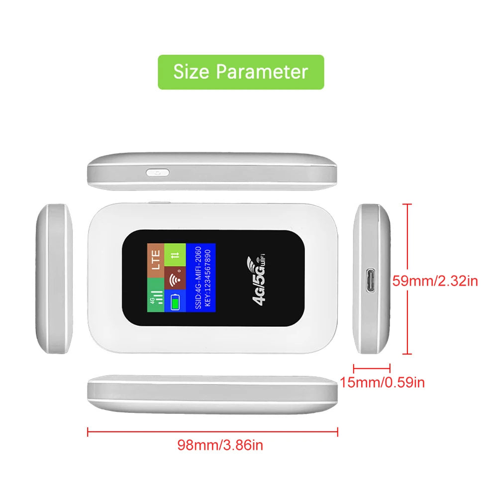 4G/5G Mobile WIFI Router 150Mbps 4G LTE Wireless Router