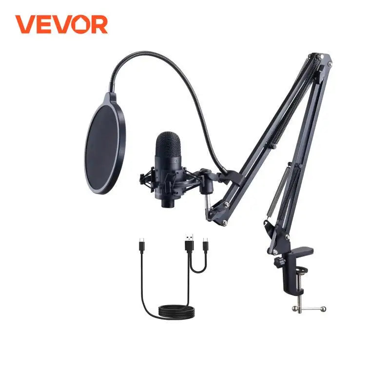 USB Microphone Professional Condenser Kit for Recording Video Gaming Singing Streaming