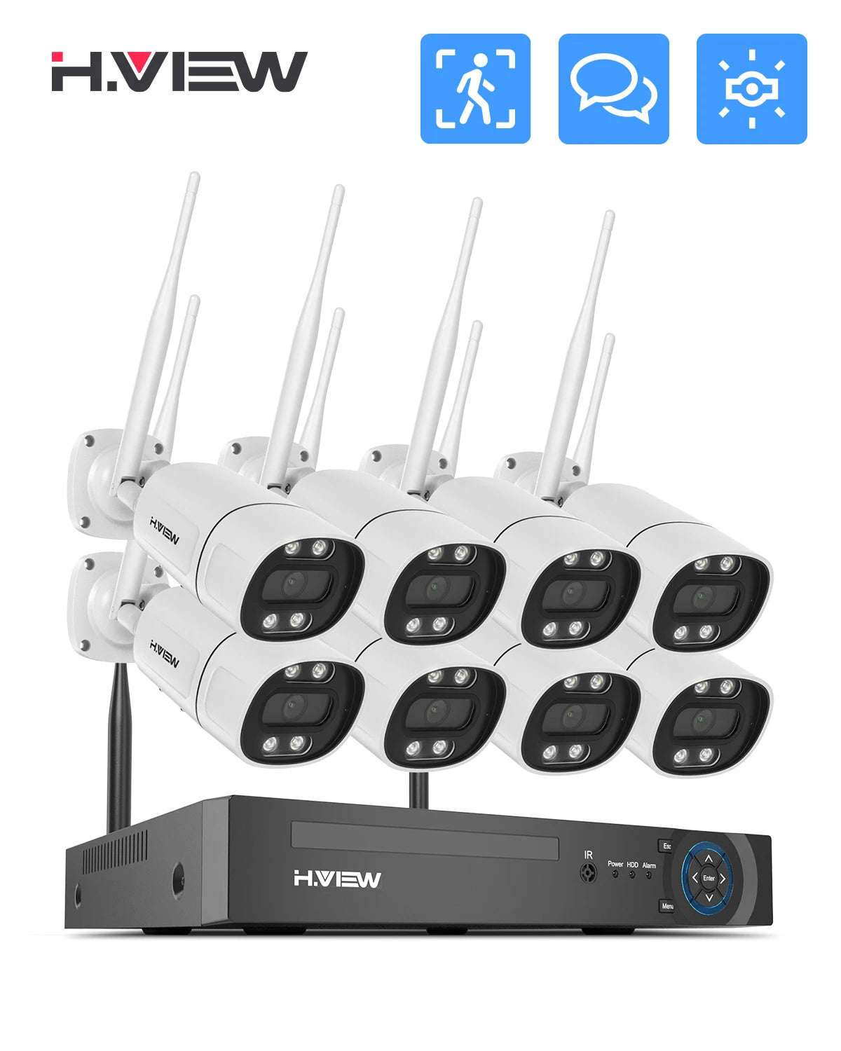 8CH 5mp Wireless Wifi Camera Security System CCTV Camera Video Surveillance Kit NVR Indoor Outdoor