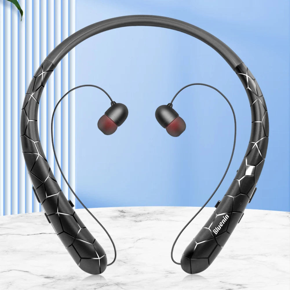 Neckband Headset Noise Canceling In Ear Earbuds Bluetooth-Compatible5.0