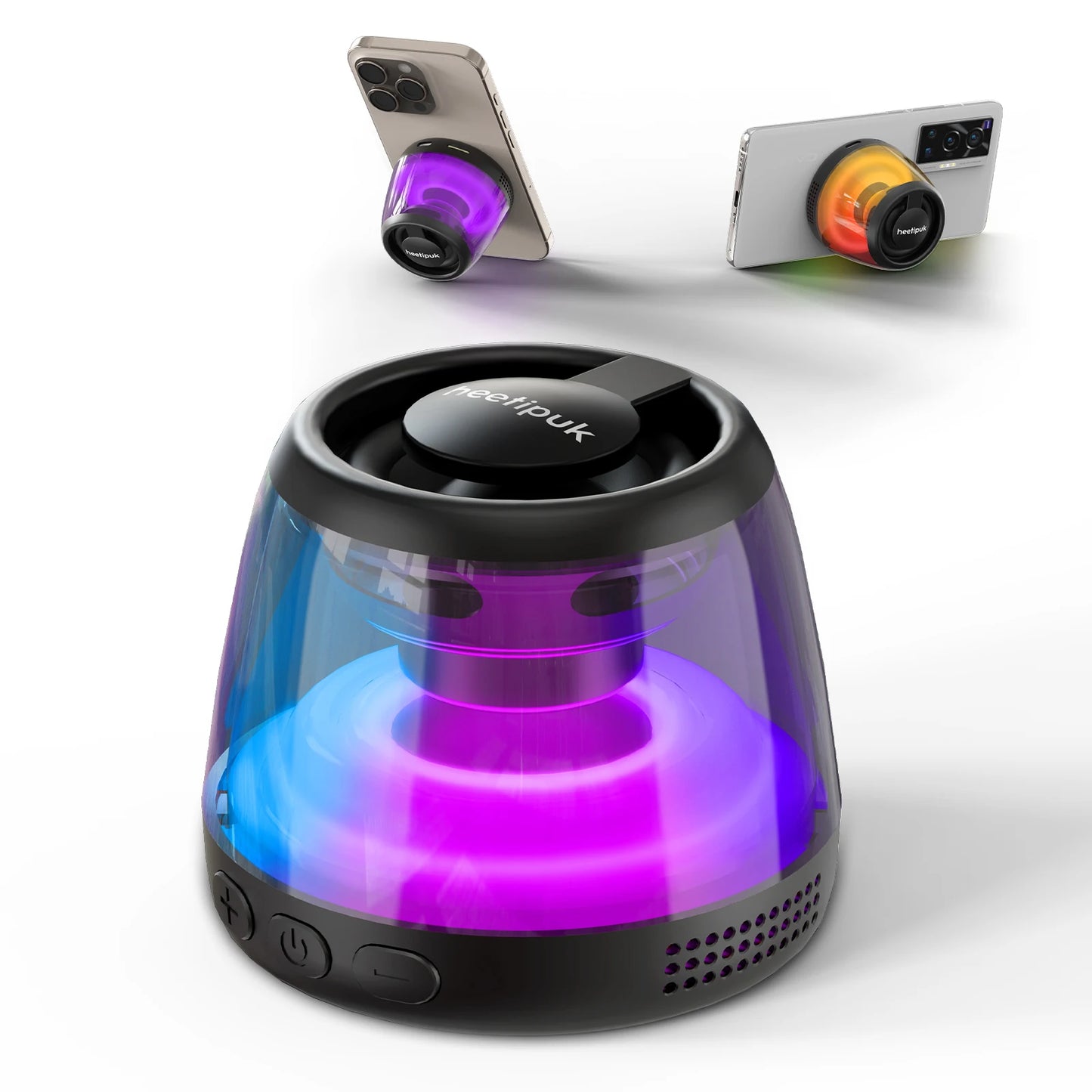 Cyber Style Magnetic Wireless Mini Speaker, 5.1 Surround Sound,