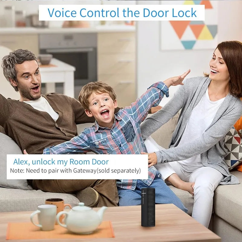 Fingerprint Door Lock, Heavy Duty Keyless Entry Door Lock, 5 in 1