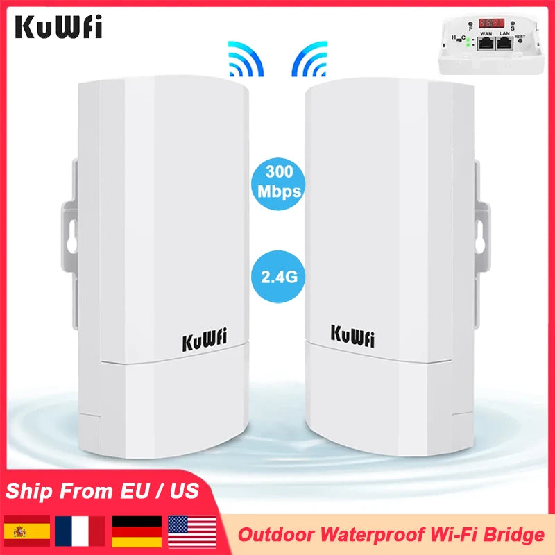 300Mbps Outdoor CPE Bridge 2.4Ghz Wireless WiFi Route