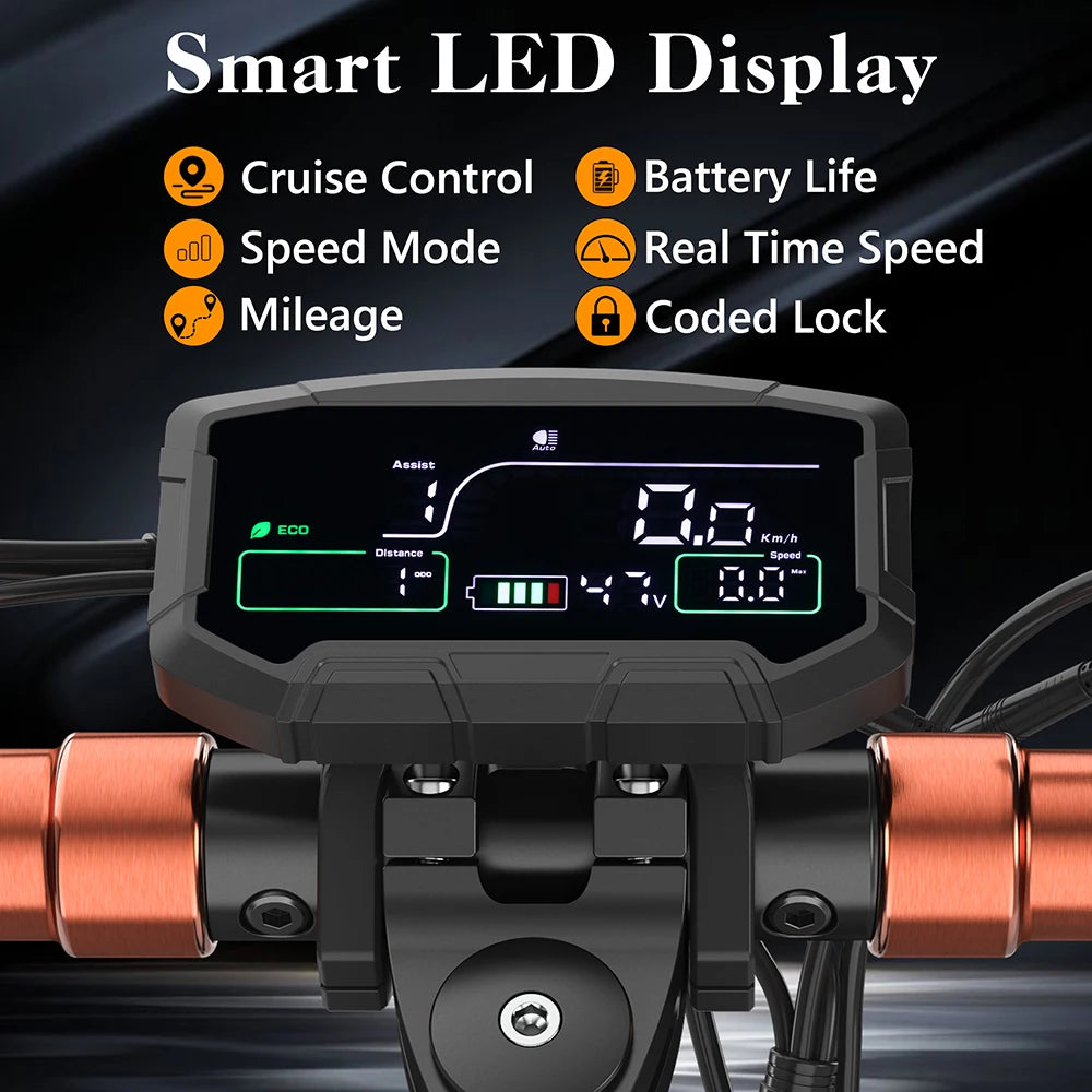 Electric Scooter IENYRID M4 Pro S+ 800W Motor 48V 12.5AH Battery 10"Tire Escooter