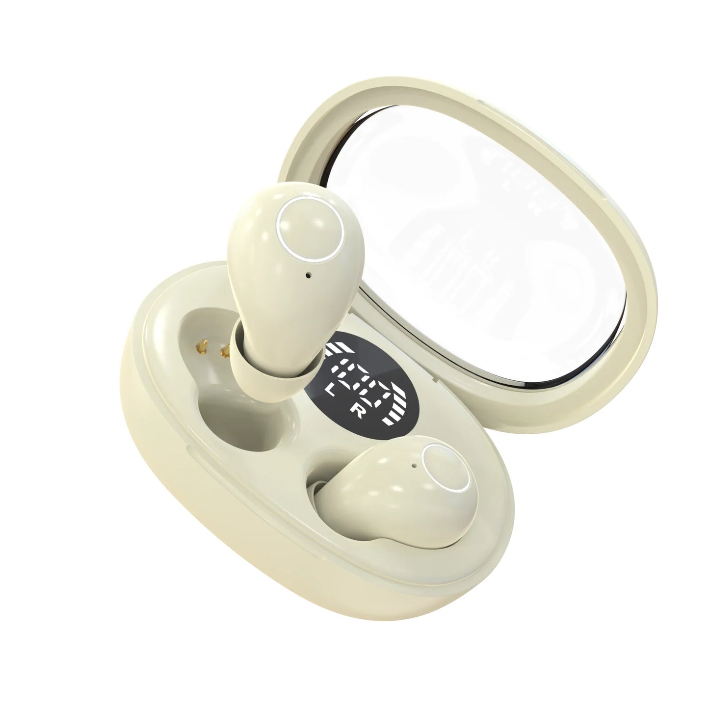 Invisible Sleep Wireless Bluetooth Earphone Headset with Mic,Smallest Tiny Earbuds Hidden Headphones Small Ears Sleep Buds