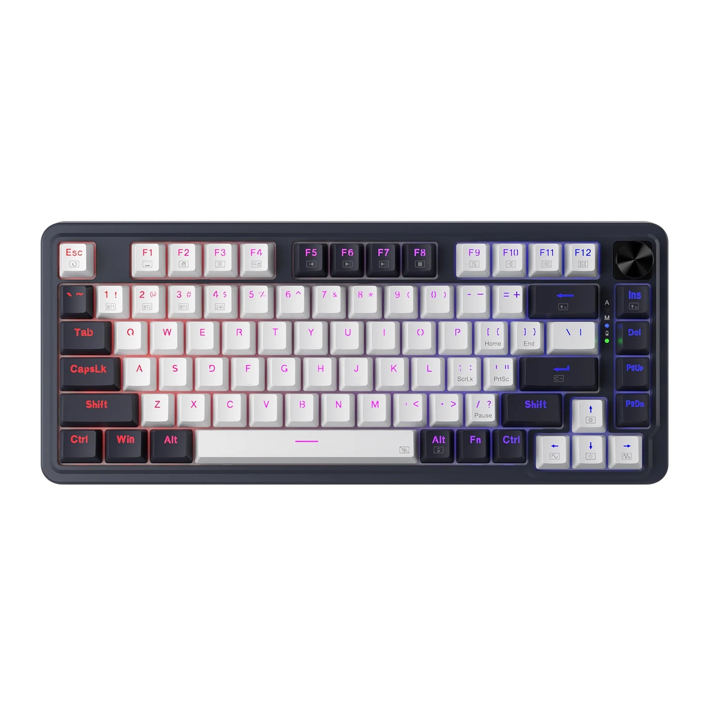 Redragon K673 PRO 75% Wireless Gasket RGB Gaming Keyboard,