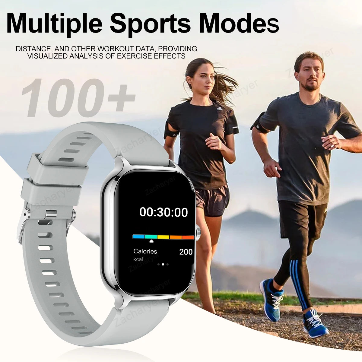 2025 Smart Watch, Wireless Dialing, Multiple Sport Modes, Various App
