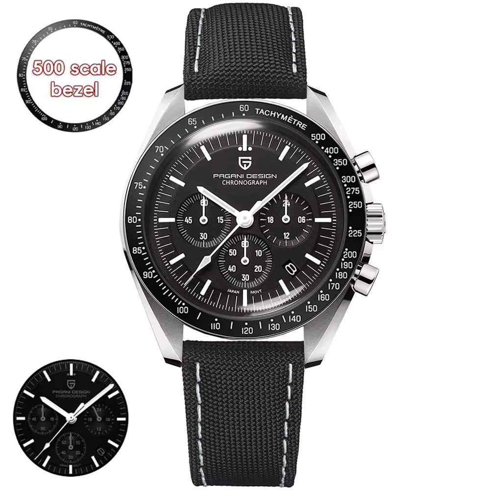 2025 New DESIGN Moon Men's Watches Gold Luxury Quartz Watch For Man