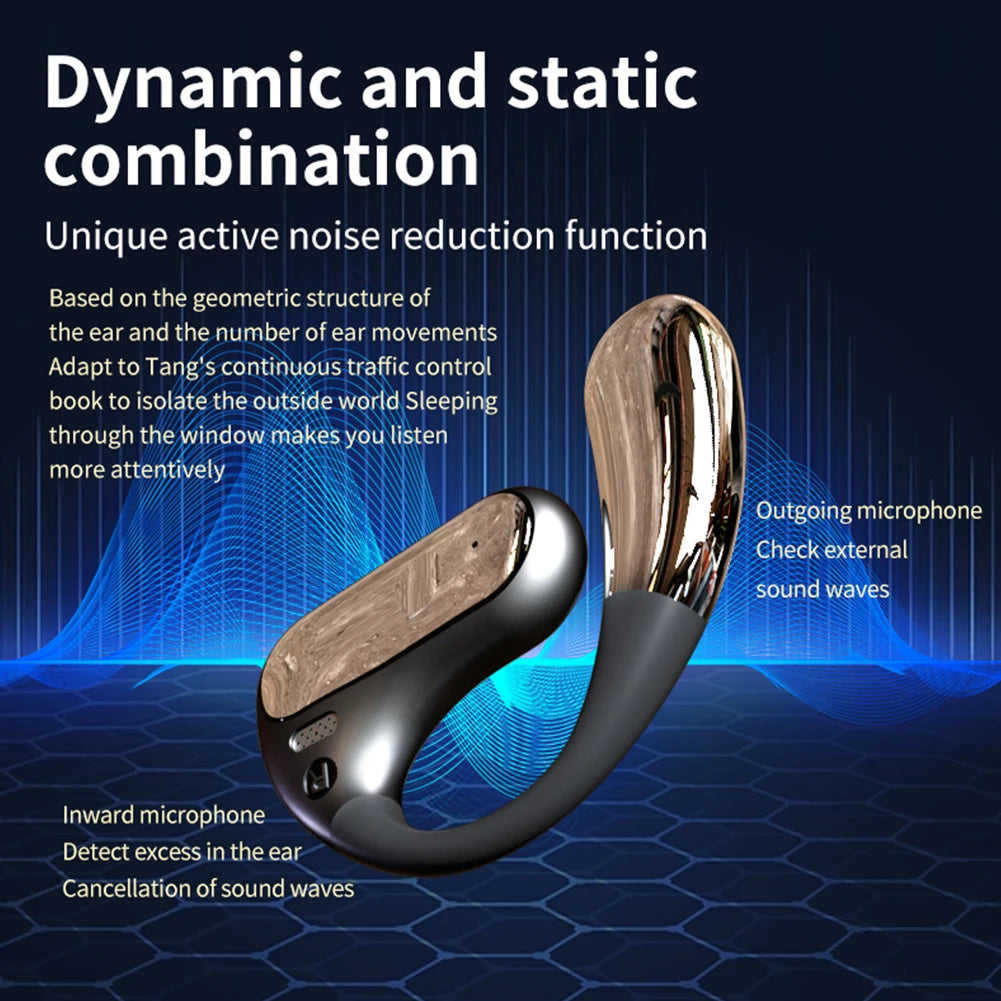 144 Languages AI Translator Earbuds Bluetooth-Compatible 5.3 Wireless Earphone Waterproof Translation Device for Running/Workout