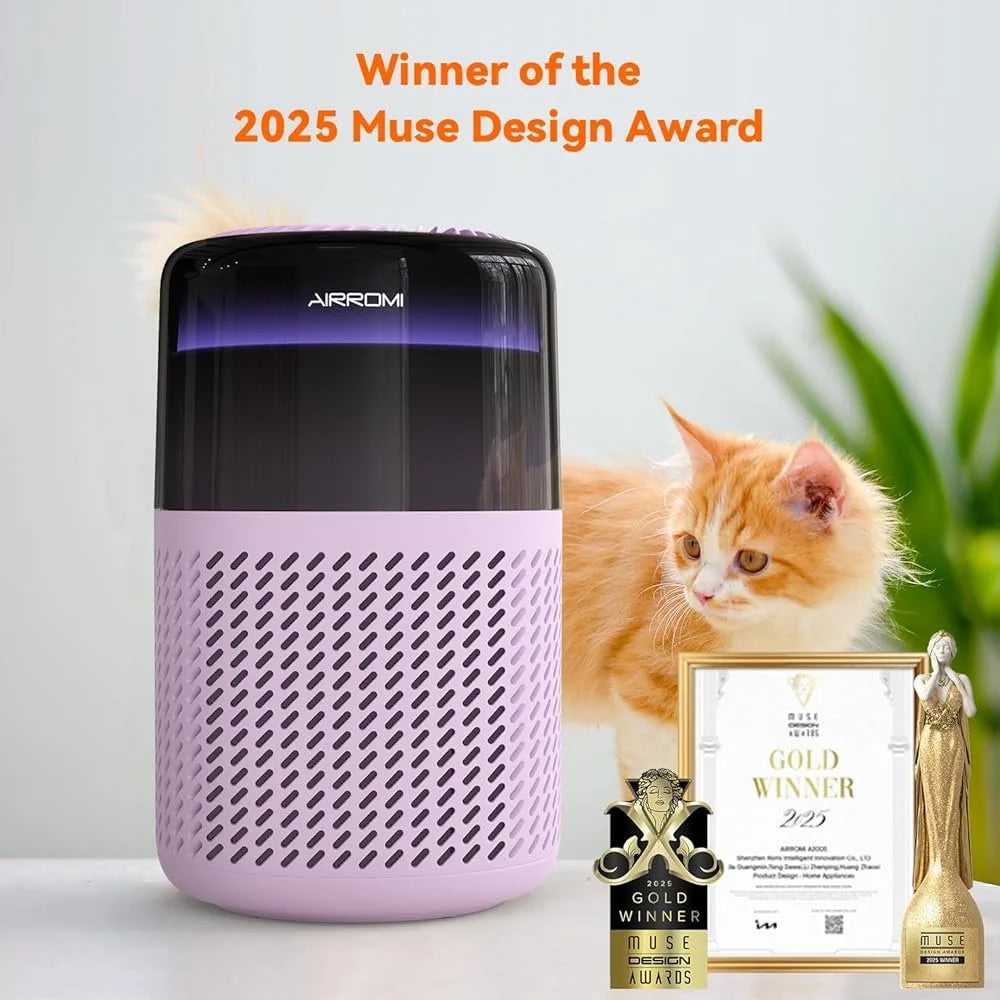 HEPA Air Purifier Home Quiet 360° Air Cleaner Essential Oil Fragrance