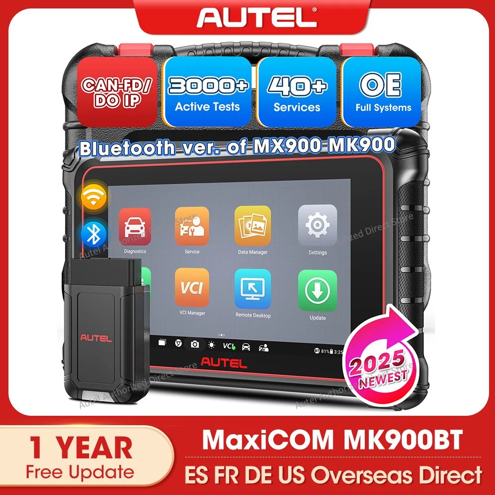 Car Diagnostic Tool 8-Inch OBD2 BiDirectional Scanner 40+ Service