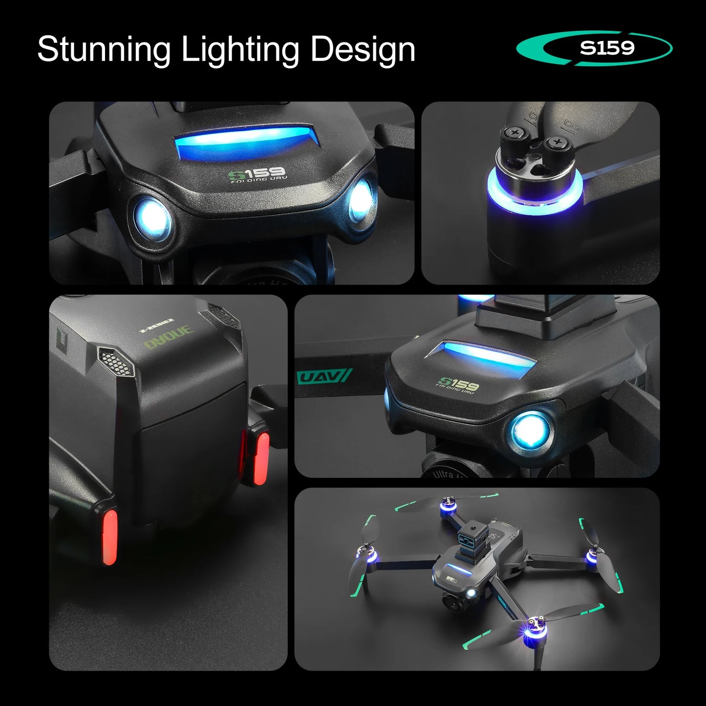 2025 Long-Endurance (2Batteries 45min) GPS Drone Dual Cameras LCD Remote