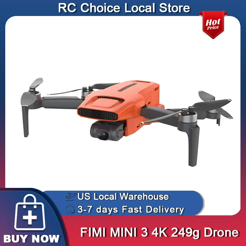 GPS drone with 3-Axis Gimbal 249g Transmission 64-Min Flight Time