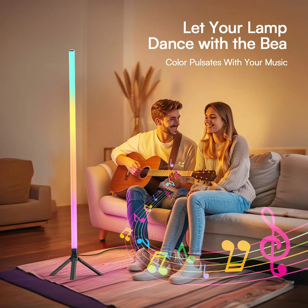 360° Smart RGB Corner Lamp: App/Remote Control, Music Sync,