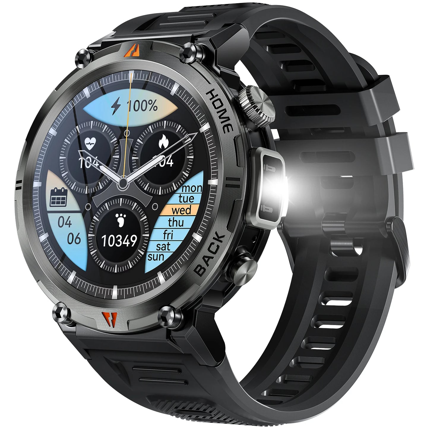 Bluetooth Call Smart Watch Men Full Touch Screen Health Monitor Clock