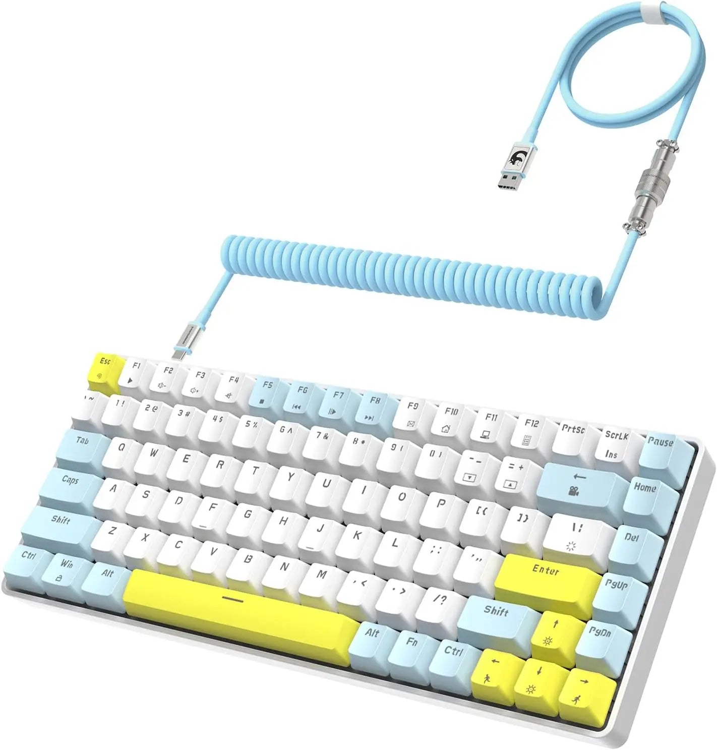 Wired 65% Mechanical Gaming Keyboard with RGB Backlit
