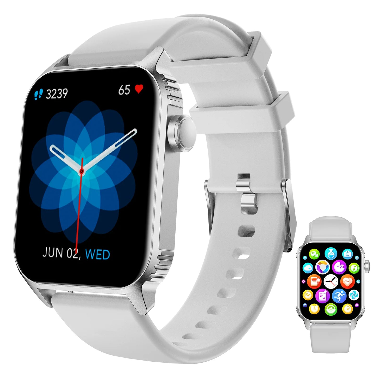 Smart Watch, 1.85"Smartwatch for Men Women Fitness Tracker with 100+ Sport Modes,
