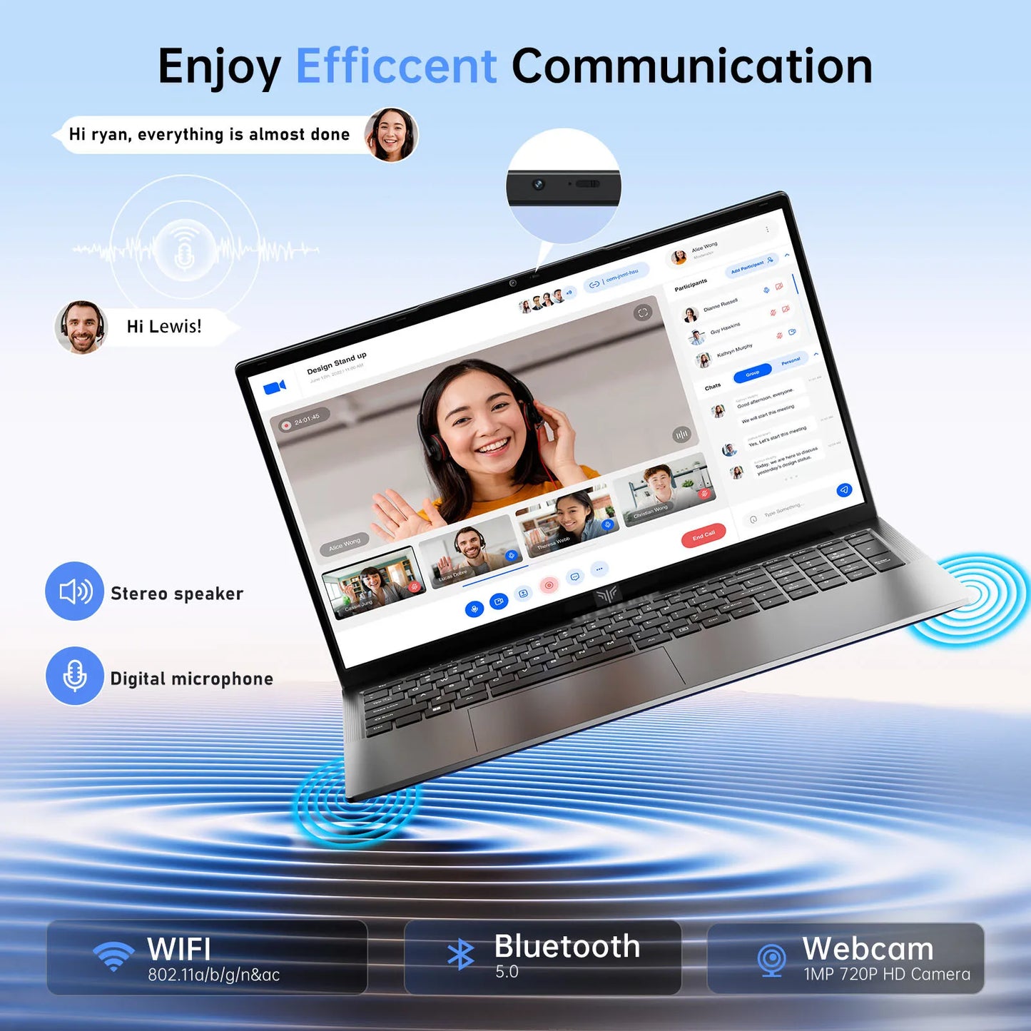 17.3inch Laptop with High Performance Quad Core-Computer