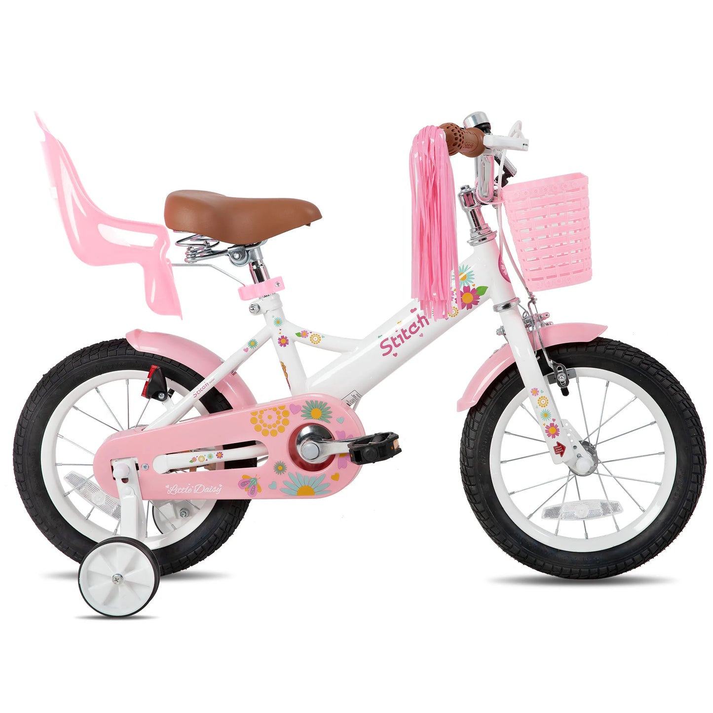 Little Daisy Kids Bike for Girls Ages 2-7 Years, Bikes with Doll Bike Seat