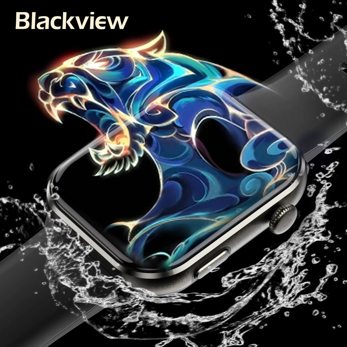New Bluetooth Smartwatch 1.96'' AMOLED HD Display Men Women Smart Watches