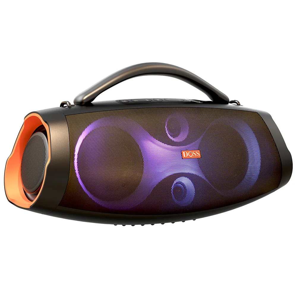 DOSS Portable Speaker Bluetooth 5.4 Powerful 120W Sound Punchy Bass Subwoofer