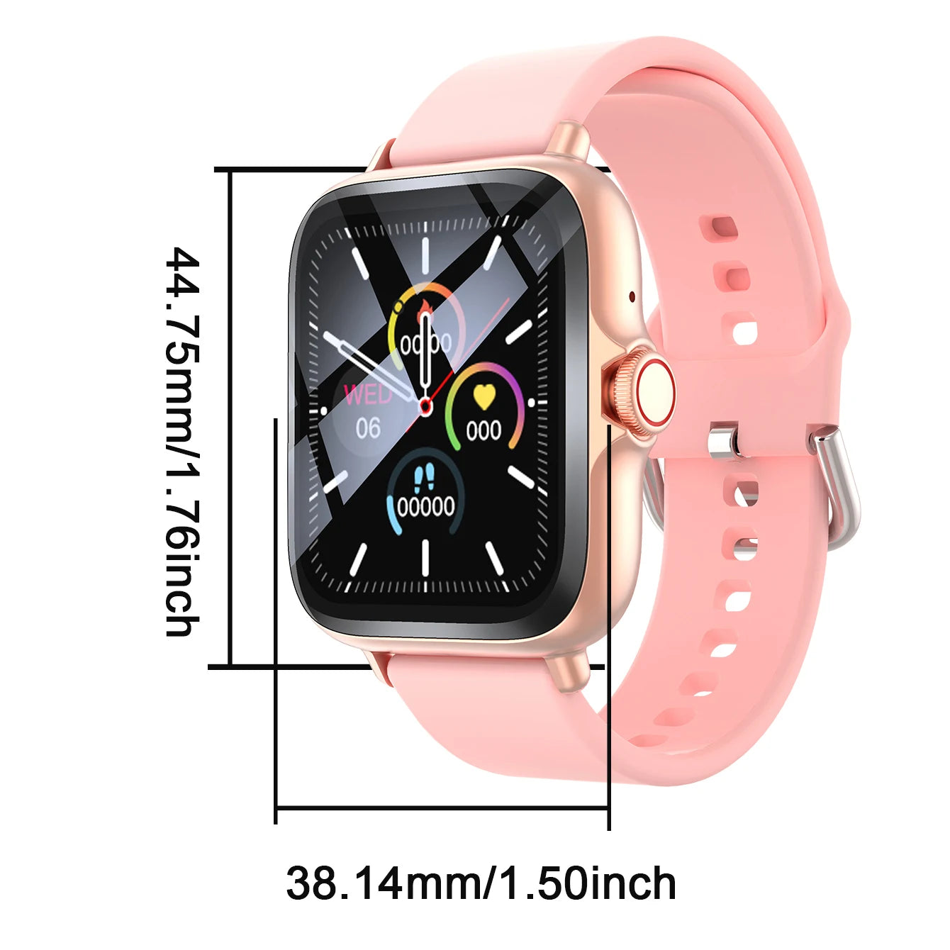 Smart watch with multiple sports modes, can make and receive calls,