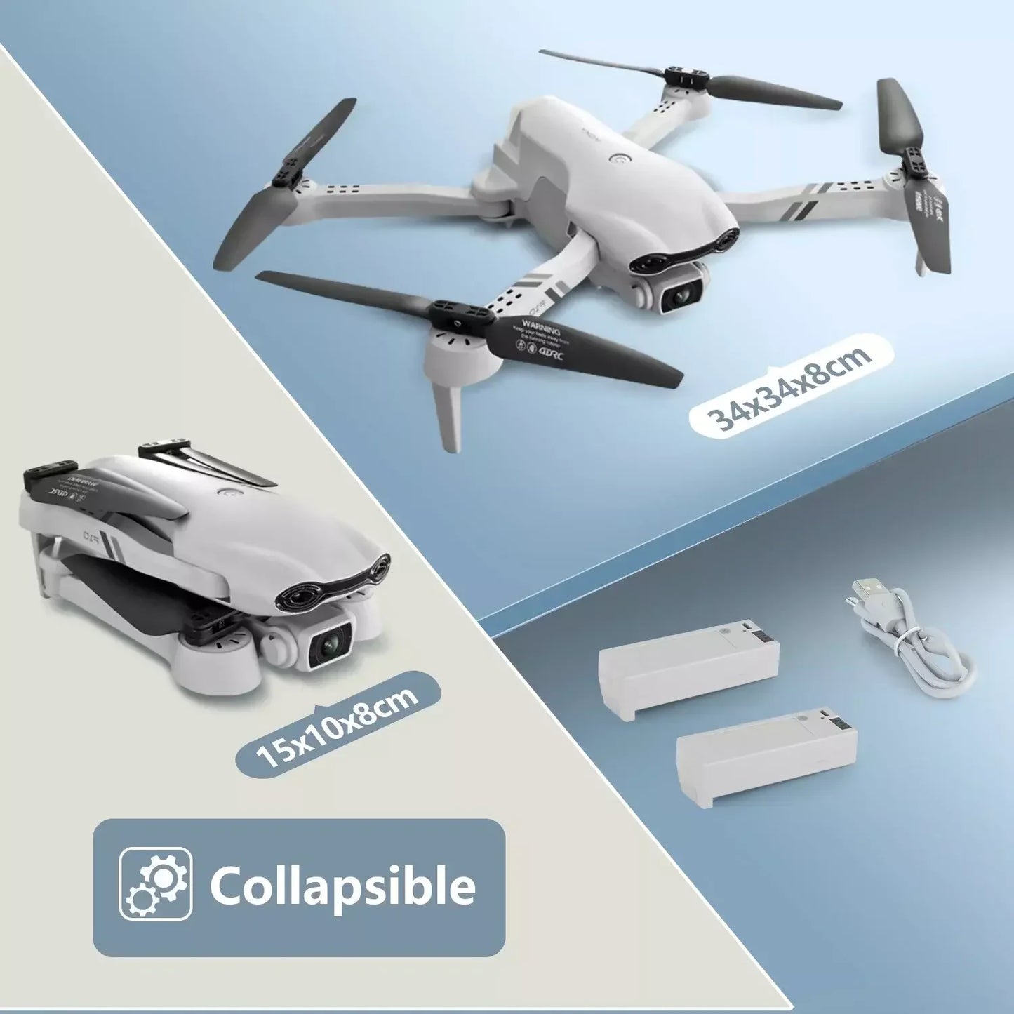 4DRC F3 Drone GPS Professional HD Aerial Photography Dual Camera WIFI FPV Toys Gift WIFI FPV 1080