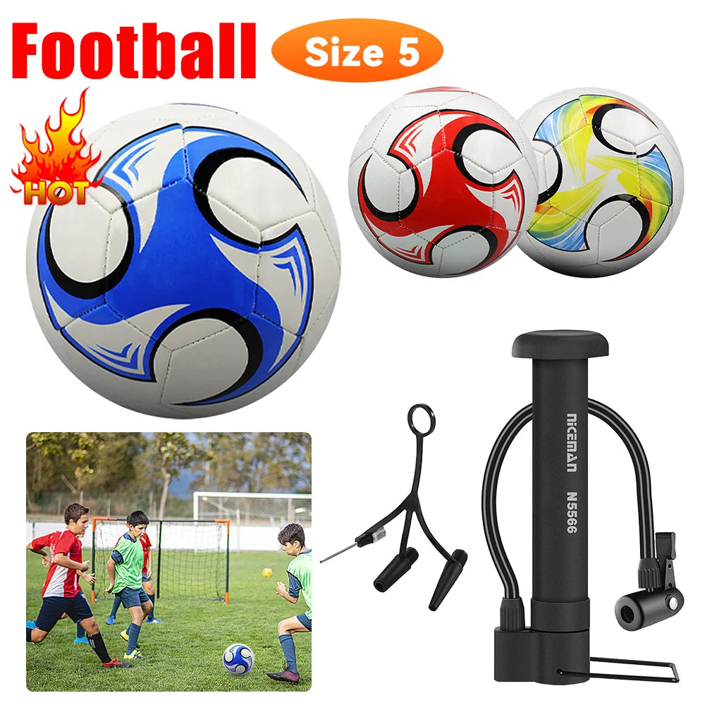 Professional Soccer Ball Standard Size 5 Football Machine