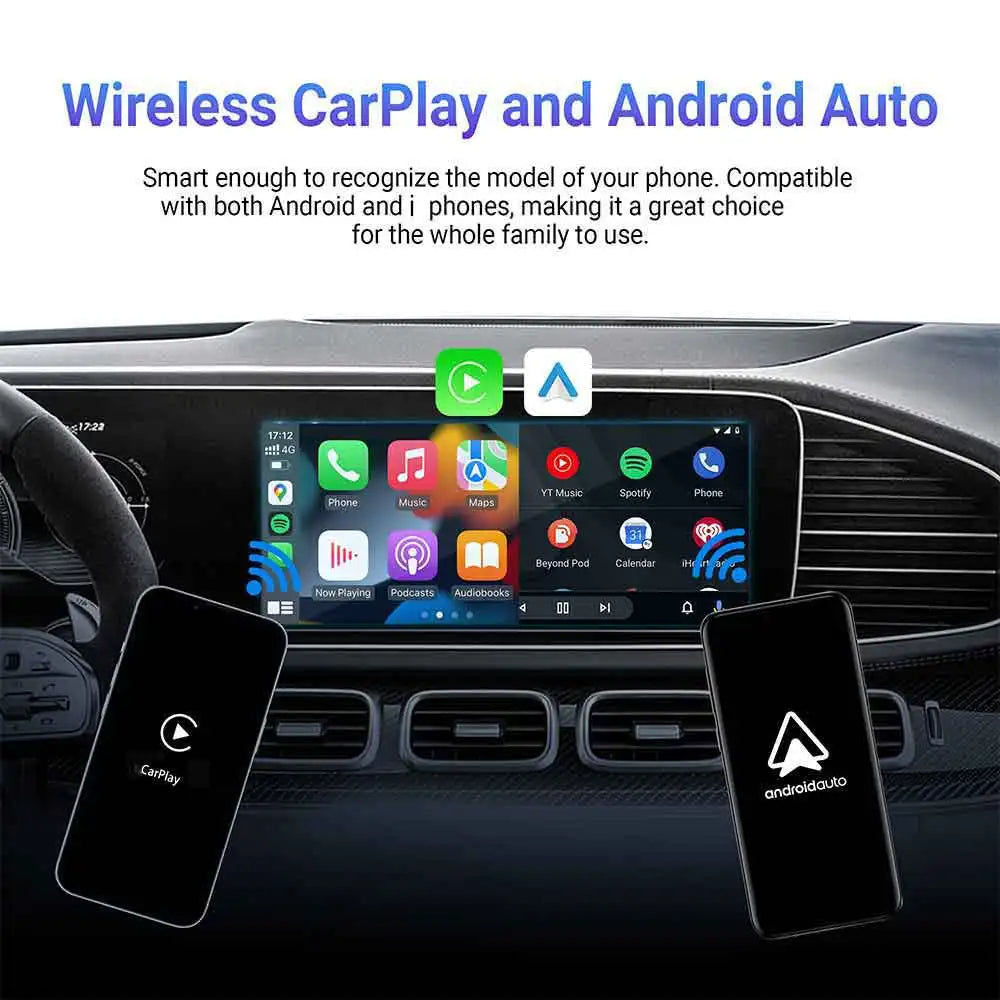 Play2Video Pro Wireless CarPlay Android Auto Adapter USB TV Stick
