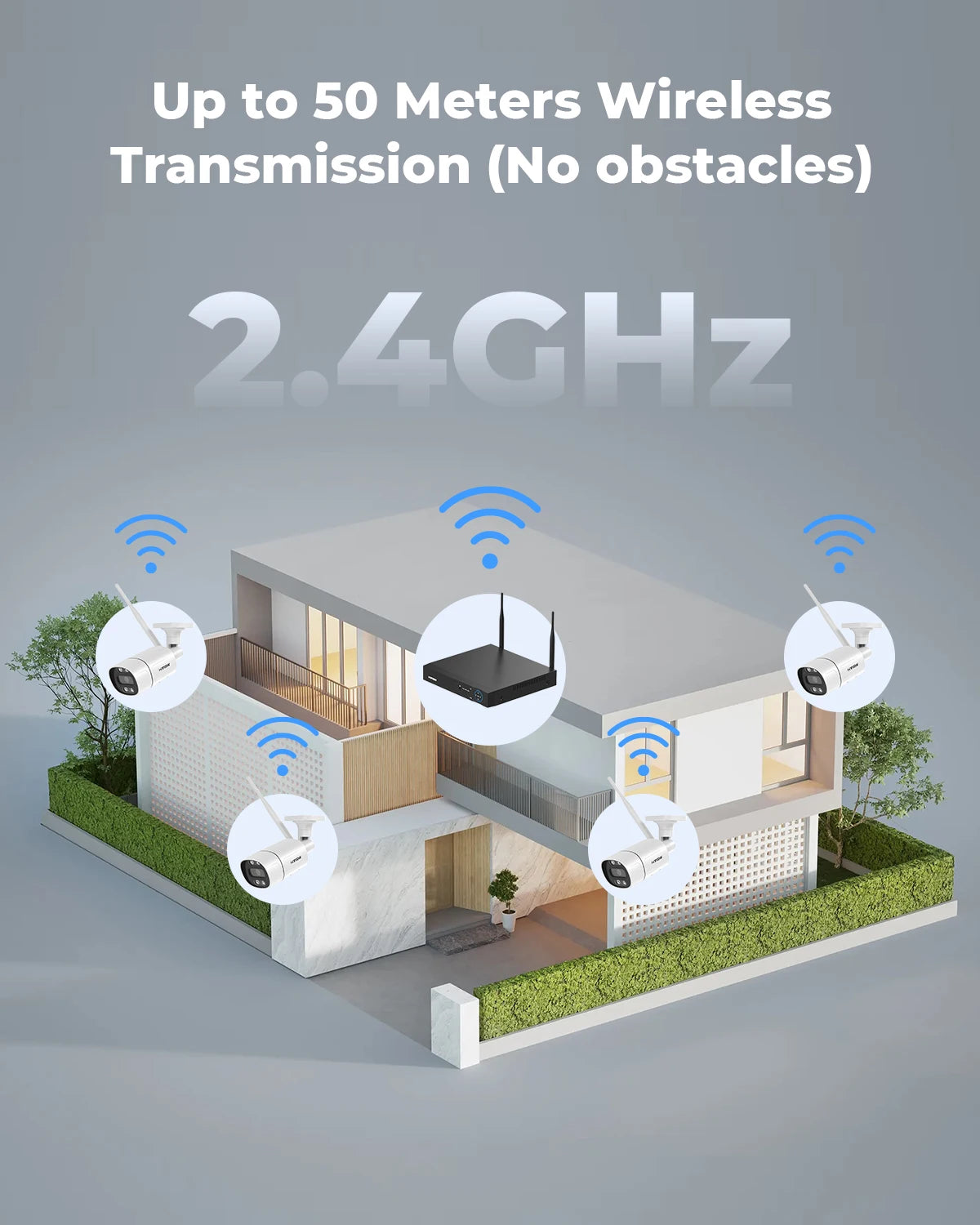 8CH 5mp Wireless Wifi Camera Security System CCTV Camera Video Surveillance Kit NVR Indoor Outdoor